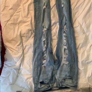 Flex stretch ripped jeans